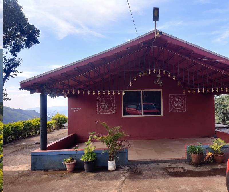 Chikkamagaluru hill station coffee plantation view